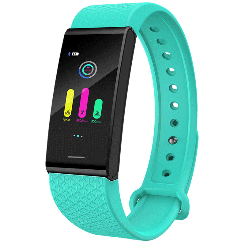 

XANES F7 0.96" OLED Color Screen ip68 Waterproof Smart Watch Blood Pressure Fitness Bracelet mi band