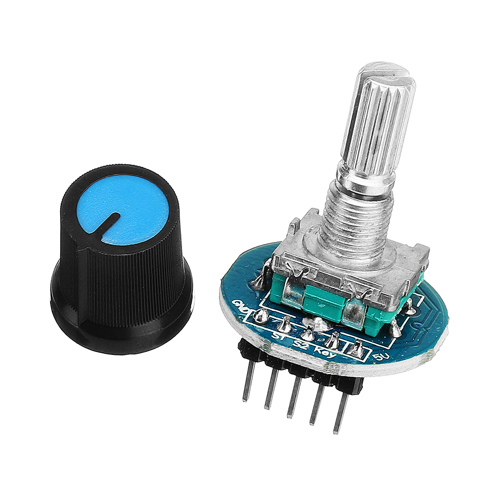 

3pcs Rotating Potentiometer Knob Cap Digital Control Receiver Decoder Module Rotary Encoder Module For Arduino
