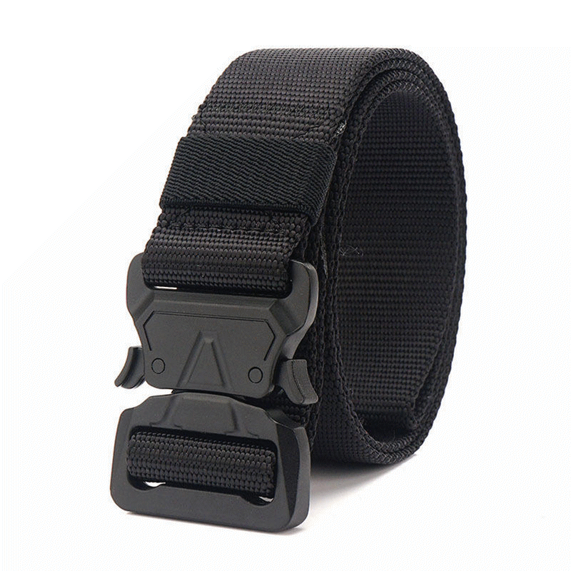

125cm AWMN C1B1 3.8cm Nylon Tactical Belt Quick Release Inserting Buckle Military Tactical Belt Leisure Belt