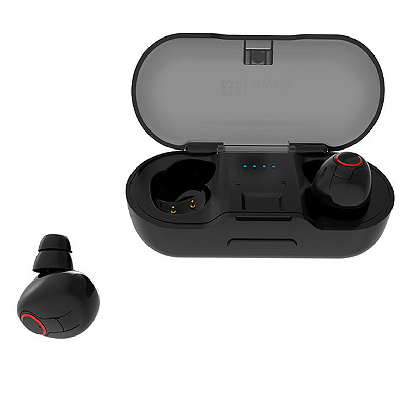 

[True Wireless] Portable TWS Bluetooth 5.0 Спорт Наушник Шумоподавление IPX5 Водонепроницаемы с микрофоном