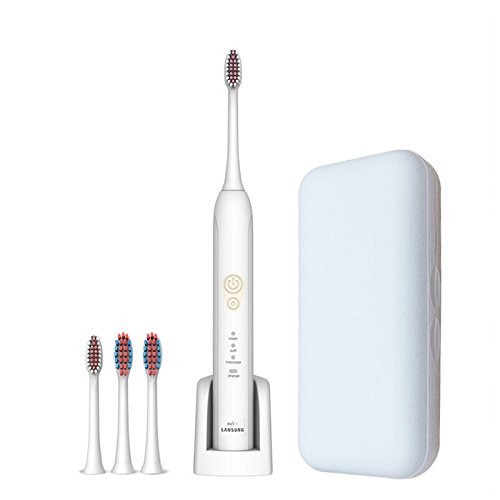 

Lansung Xiaobai 1 Electric Ultrasonic Toothbrush IPX7 Waterproof Smart Timer Induction Sonic Tooth brush With 4 Replacem