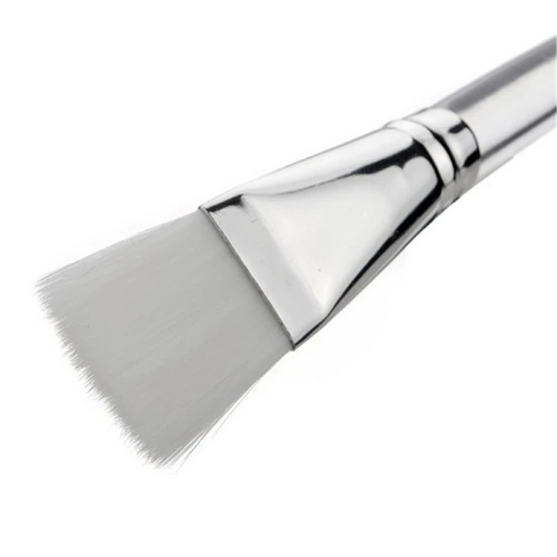 DIY Facial Mask Flat Brush Eye Mud Treatment Soft Brush Home Use Salon Cosmetic Makeup Tool 