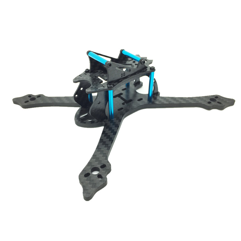 

VX145 145mm Wheelbase 3mm Arm Thickness Carbon Fiber 3 Inch Frame Kit for RC FPV Racing Drone