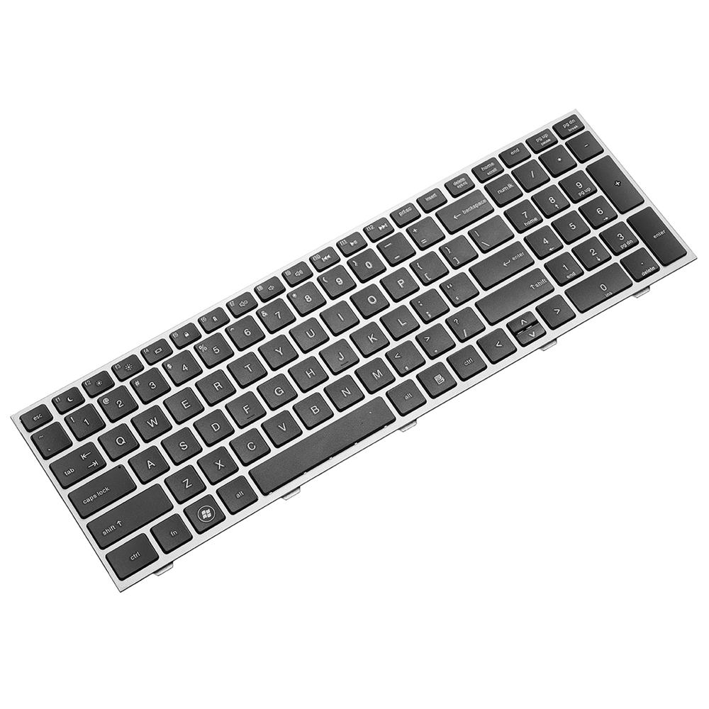 Laptop Replace Keyboard For HP ProBook 4540 4540S 4545 4545S Series Notebook With Silver Frame 14