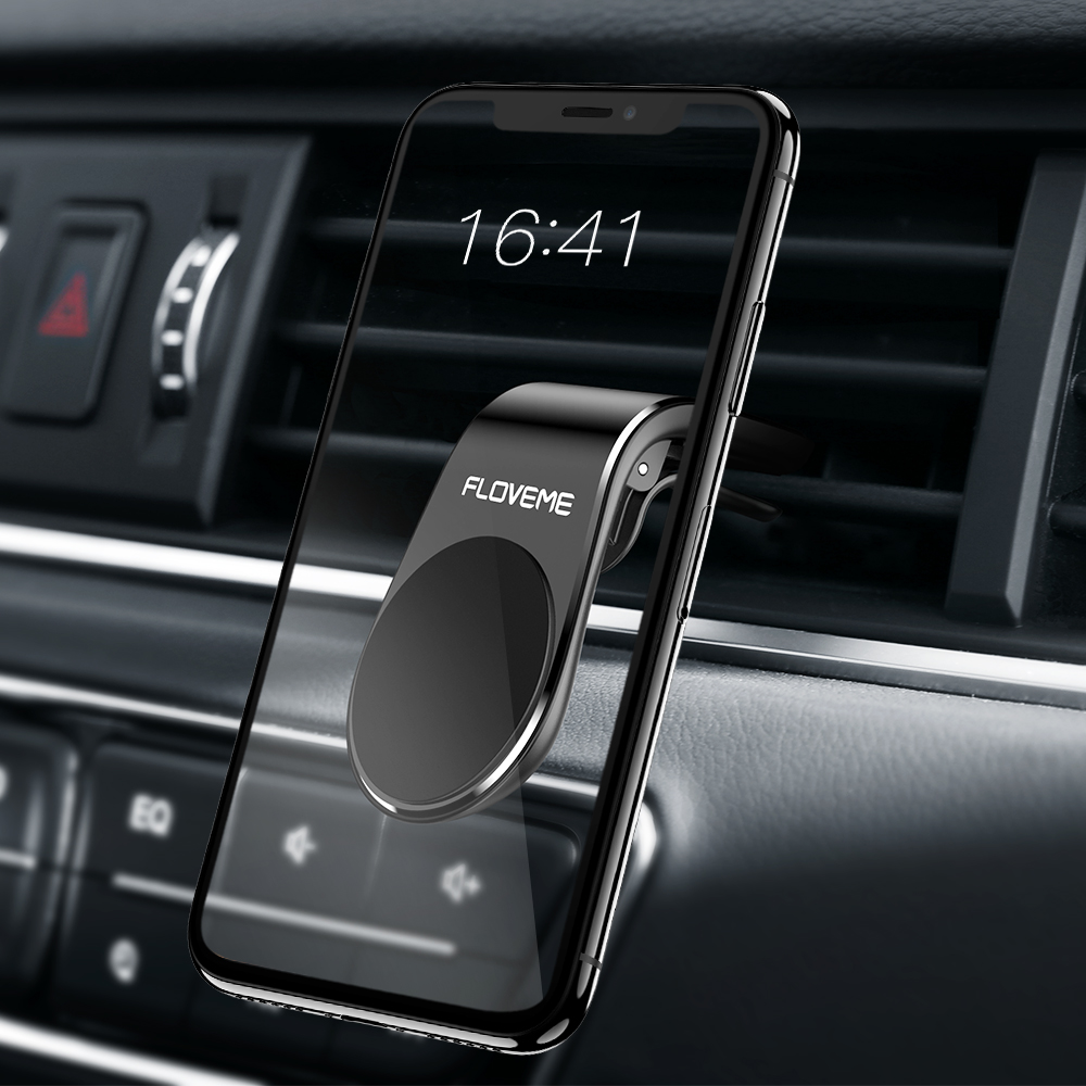 

Floveme Upgrade Strong Magnetic Air Vent Car Mount Car Phone Holder For 4 Inch-7 Inch Smart Phone iPhone XS Max Samsung Galaxy S10 Plus