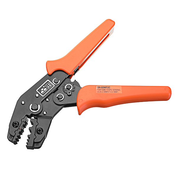 

COLORS SN-02WF2C 0.5-2.5mm2 20-14AWG Crimping Press Pliers Wire Stripper Portable Crimper Cables Terminal Tube Self-Adjusting