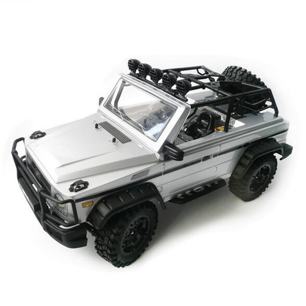 

HG P402 1/10 2.4G 4WD Rc Car 540 Brushed Rock Crawler Metal 4X4 Pickup Truck RTR Toy