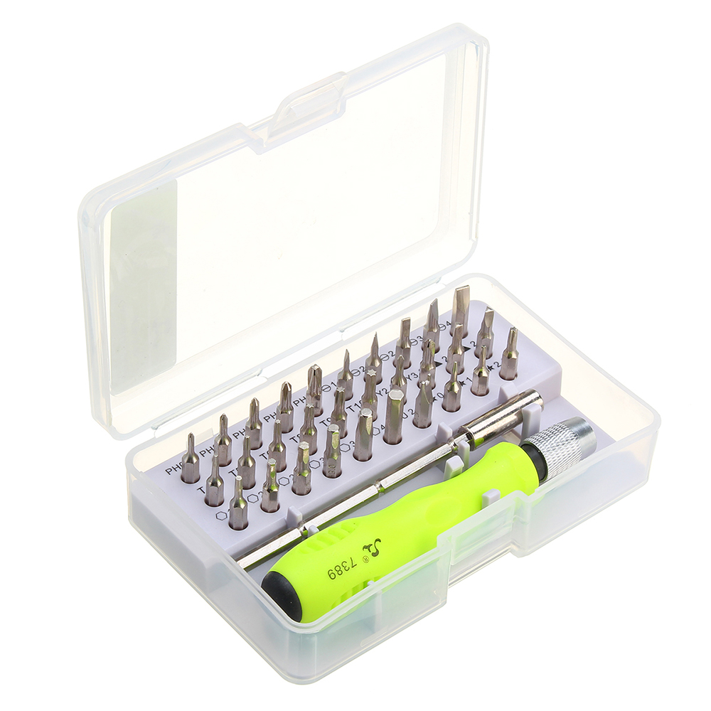 

32 in 1 Precision Screwdriver Set Magnetic Screwdriver Set Phone Mobile iPad Camera Maintenance Tool Phillips Slotted Torx Hex Triangle Screwdriver