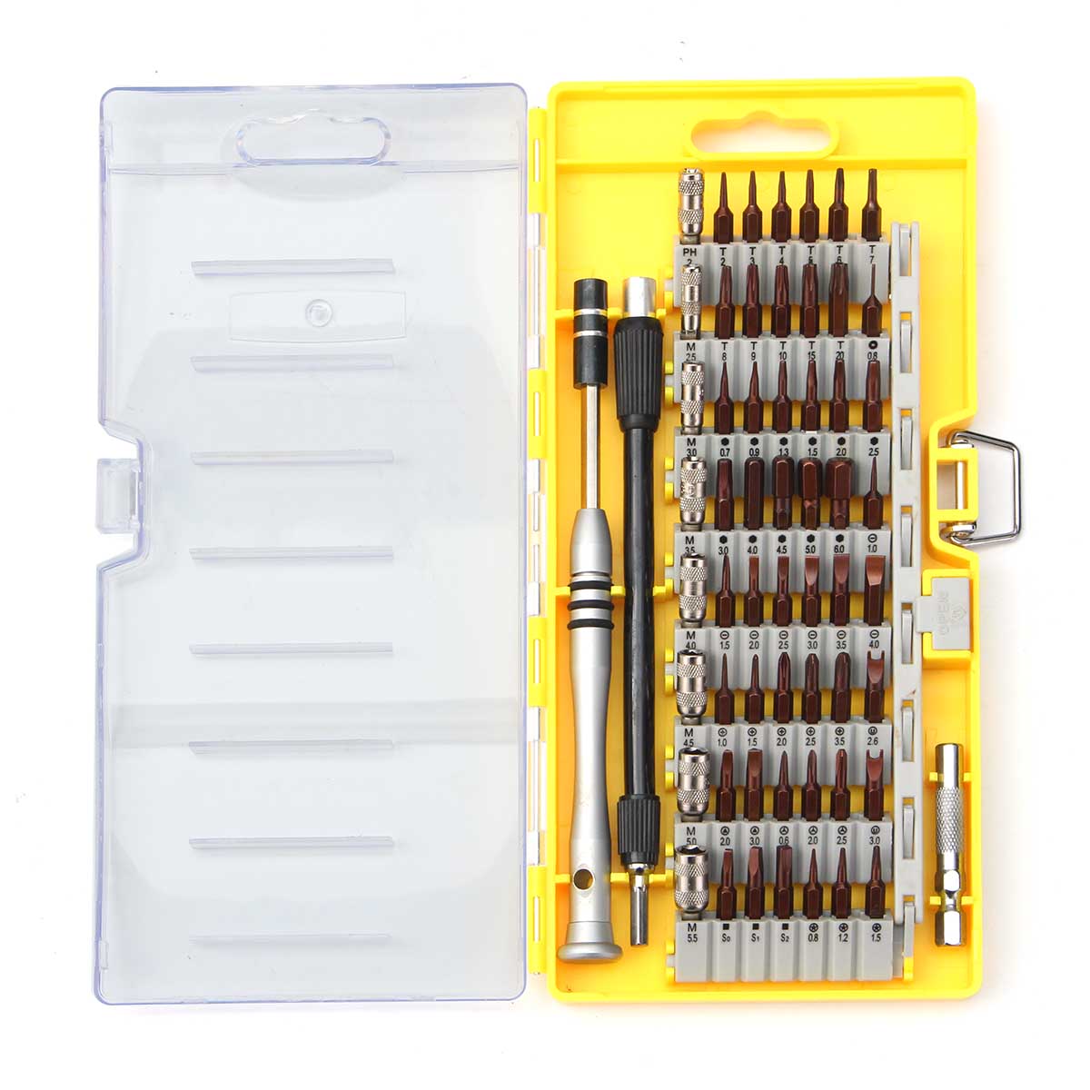 

60 in 1 Precision Screwdriver Magnetic Tool Compact Repair Maintenance Tools Kit w/ Case