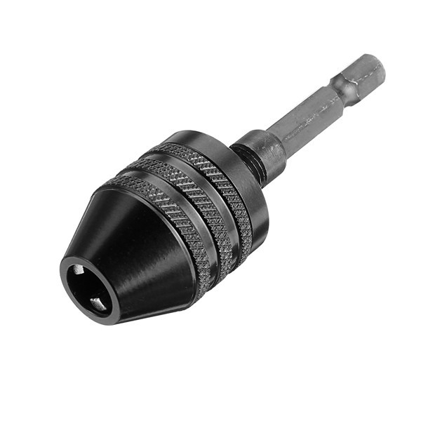 

0.6-8mm Keyless Drill Chuck 1/4 Inch Hex Shank Screwdriver Impact Driver Adapter
