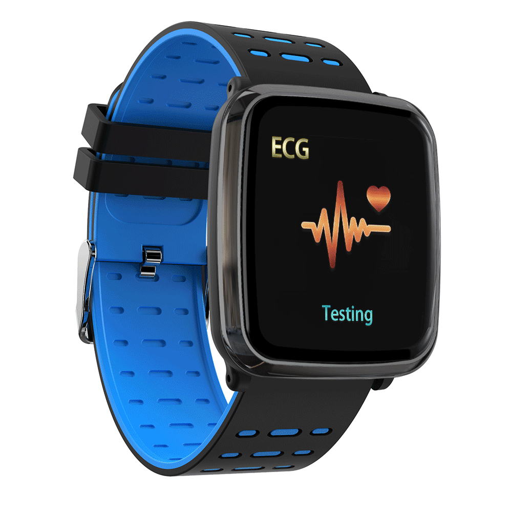 

XANES® K02 1.3'' TFT Color Touch Screen IP68 Waterproof Smart Watch PPG+ECG Heart Rate Blood Oxygen Monitor Find Phone Fitness Sports Bracelet