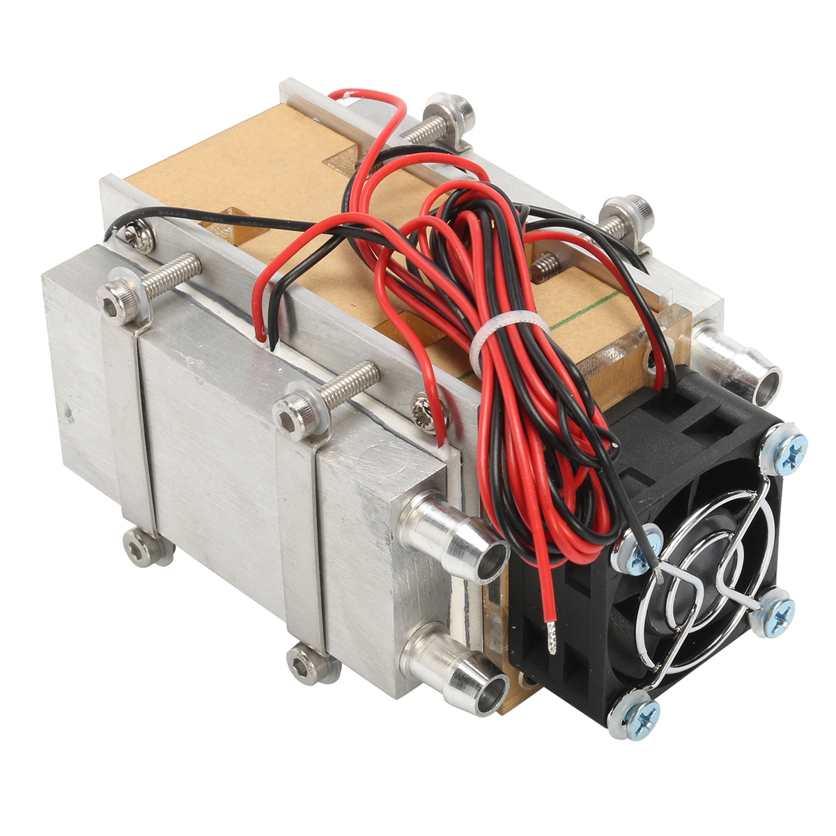 

12V 60W Thermoelectric Peltier Refrigeration Cooling Cooler Fan System Heat Sink Kit