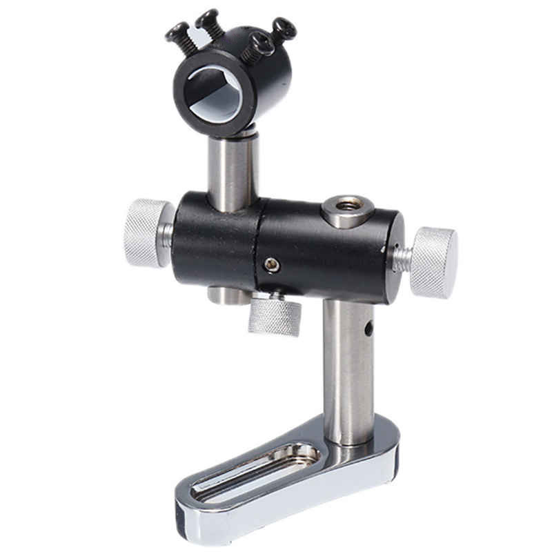 MTOLASER 13.5mm-23.5mm Triaxial 360° Adjustable Laser Pointer Module Holder Mount Clamp Three Axis Bracket 12