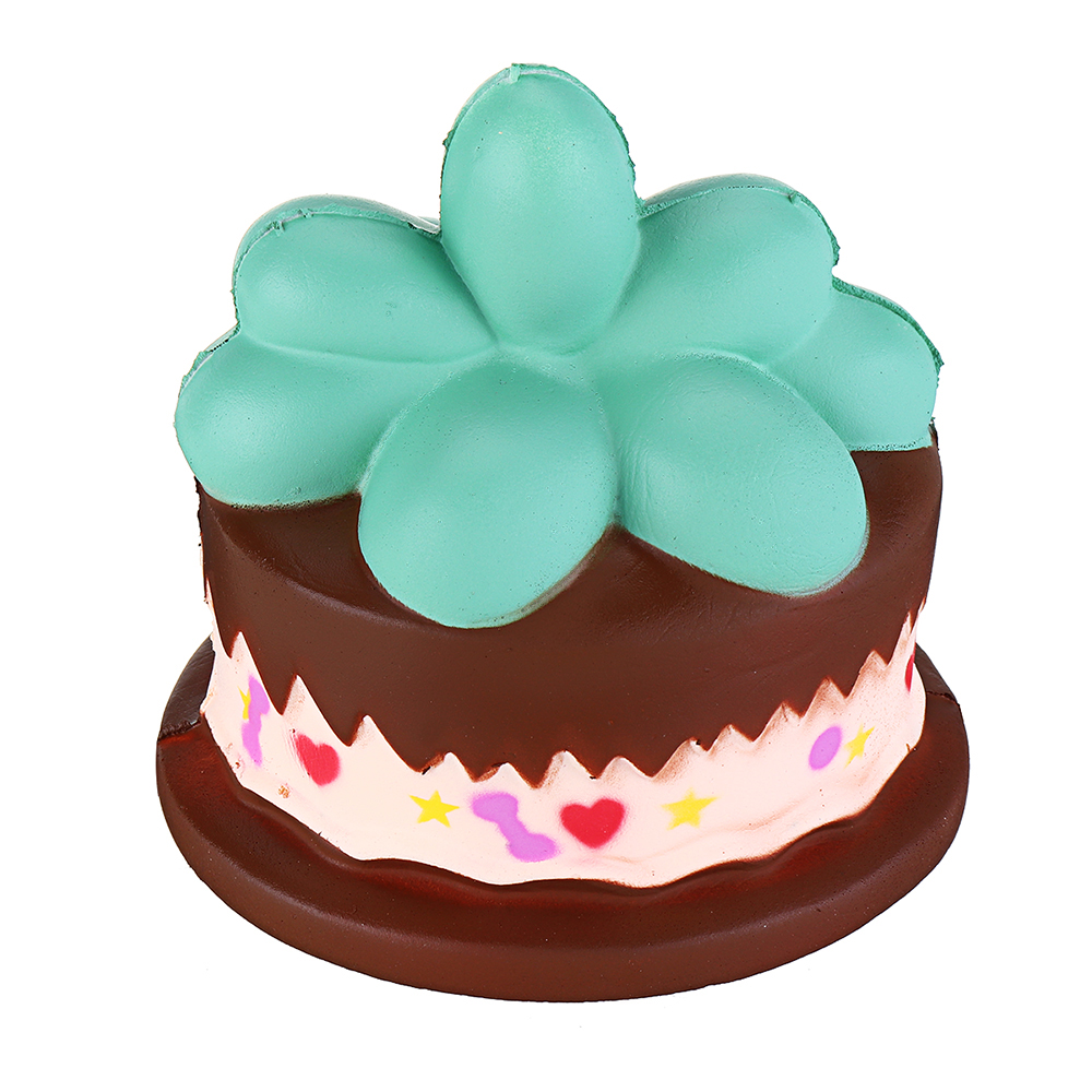 

Squishy Растение Шоколадно-кремовый торт 9 см Медленно растущий отскок игрушки с упаковкой подарочный декор