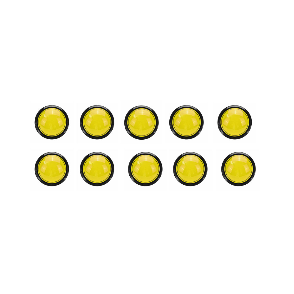 

10Pcs Yellow 28mm Short Push Button for Arcade Game Console Controller DIY