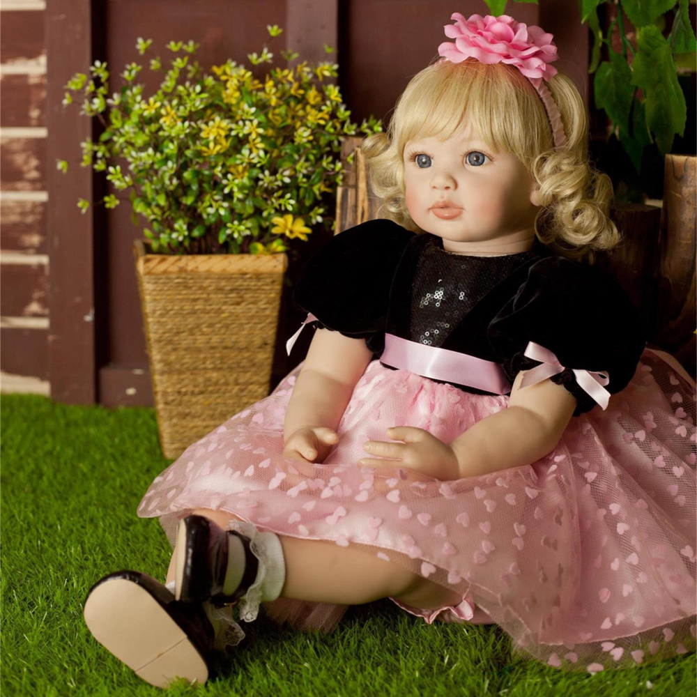 

NPK Reborn Кукла Высококачественный винил Силиконовый Коллекция игрушек Princess Кукла Подарок на день рождения к празднику Перед сном