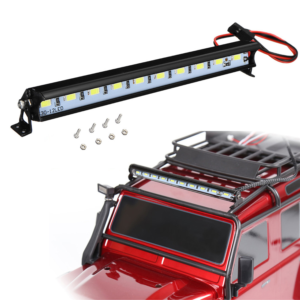 

Metal Roof Lamp RC Car LED Light Bar For Traxxas SCX10 D90 R3F6 F6C0 1/10 RC Crawler