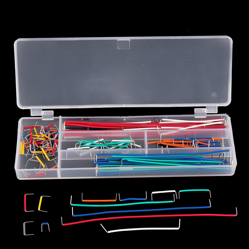 

140pcs U Shape Shield Solderless Breadboard Jumper Cable Wires Kit For Arduino
