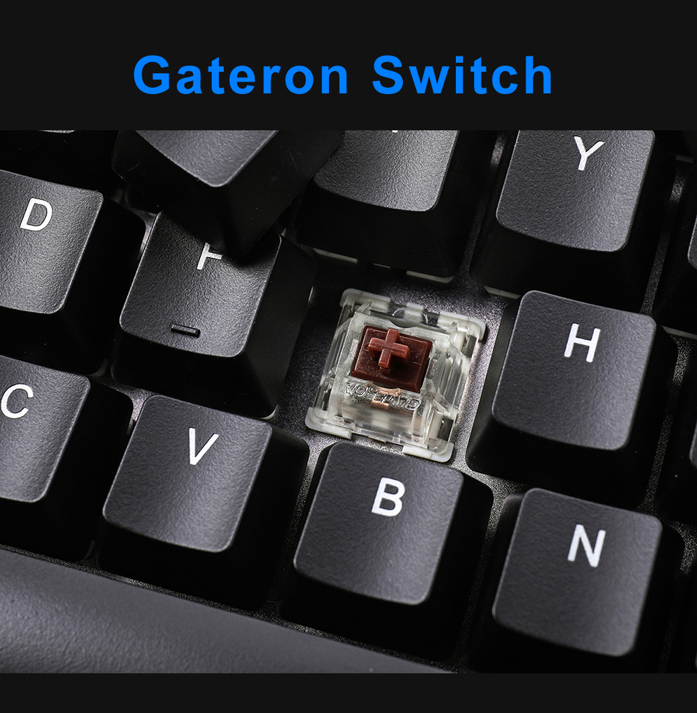 Geek 64 Key RGB Backlit Mechanical Gaming Keyboard