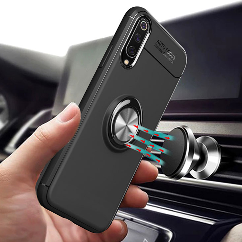 

Bakeey 360° Rotating Ring Holder Magnetic Adsorption Shockproof Protective Case for Xiaomi Mi9 SE