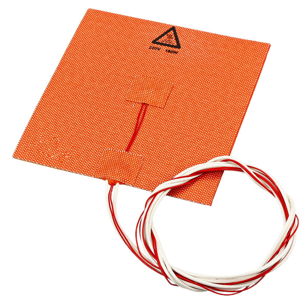 

110V/220V 180w 150*150mm Silicone Heated Bed Heating Pad for 3D Printer with NTC 100K & Glue