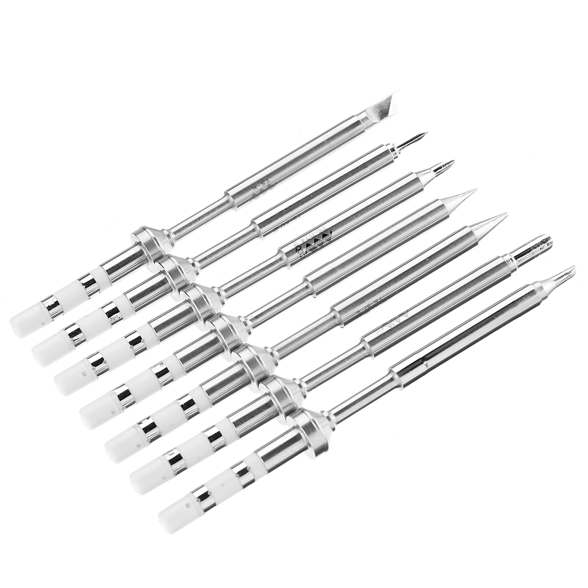 

Drillpro Original Replacement Soldering Iron Tips For TS100 Digital LCD Soldering Iron B2 BC2 I K
