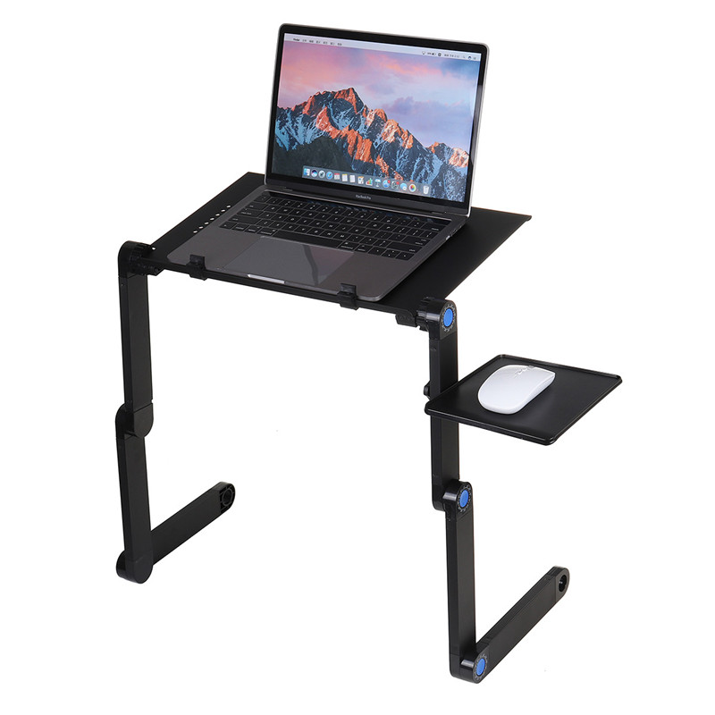 Foldable Multi-Fuction Laptop Desk Notebook Computer Home Desk Bed Tray Table Stand For MacBook Laptop Below 17 Inches—1