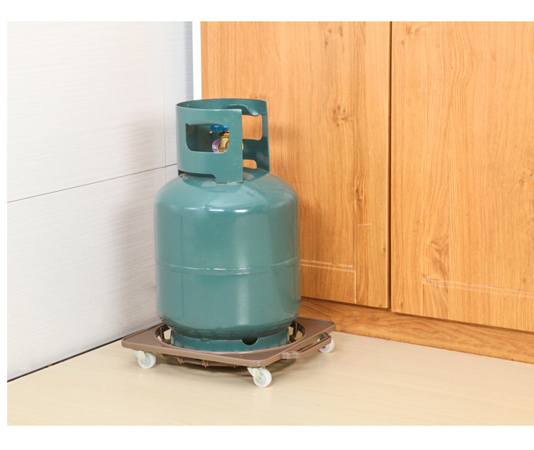 

Gas Tank Rack Kitchen Toilet Weight Moving Bracket Vase Bucket Base Tray