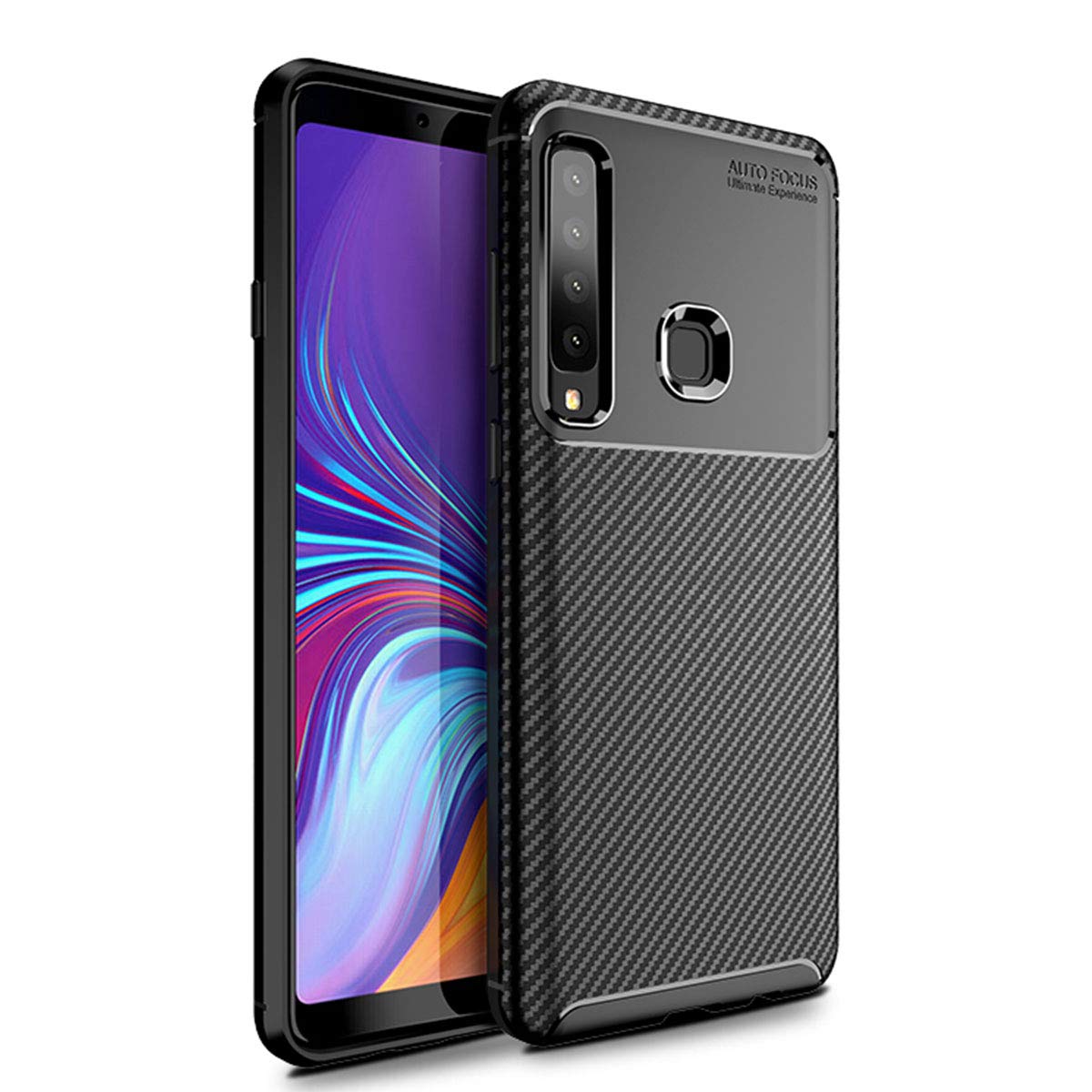 

Bakeey Protective Case For Samsung Galaxy A9 2018 Carbon Fiber Fingerprint Resistant Soft TPU Back Cover