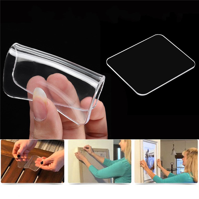 

Universal Transparent Strong Sticky Gel Pad Anti-slip Wall Holder Car Mount for iPhone Mobile Phone