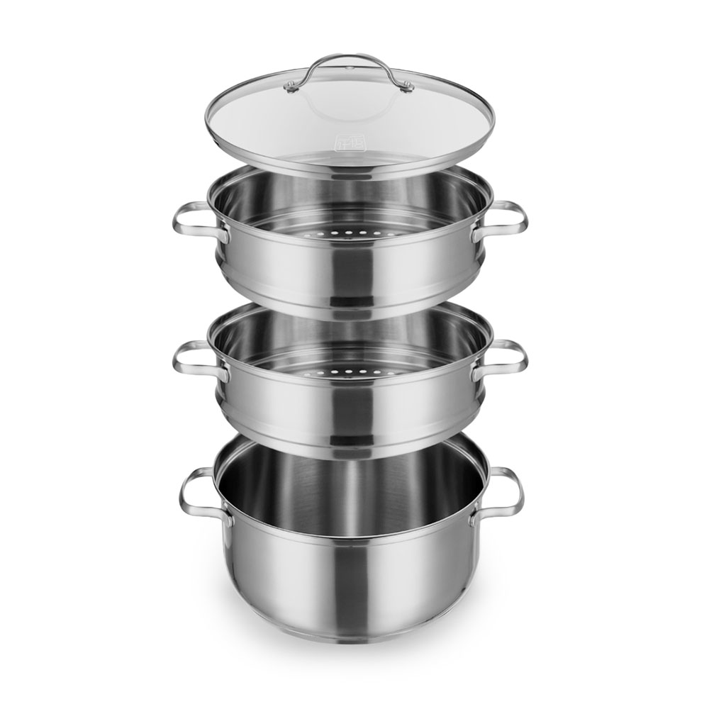 

YIWUYISHI Stainless Steel Steamer Induction Cooker Steaming Pot Soup Pot For Home Cookware From Xiaomi Youpin