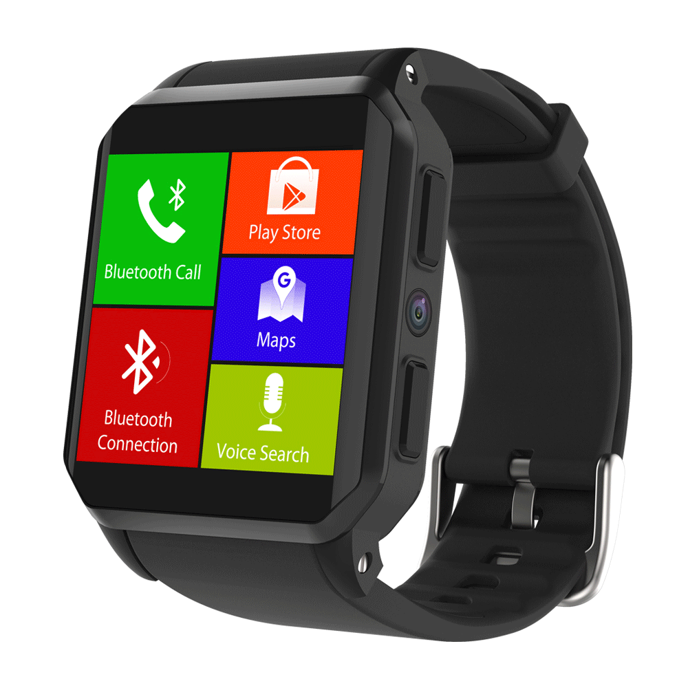 

Kingwear KW06 512MB+8GB 3G Wifi GPS Heart Rate IP68 Android5.1 bluetooth Calling Smart Watch Phone