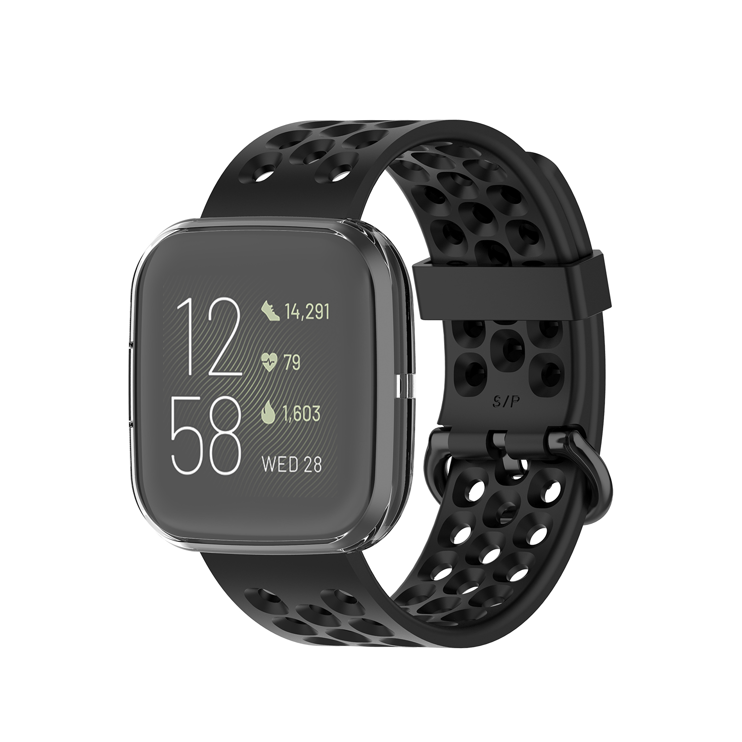 Find Bakeey Multi color Transparent Soft TPU Rubber All inclusive Watch Protector Case Cover For Fitbit Versa 2 for Sale on Gipsybee.com with cryptocurrencies