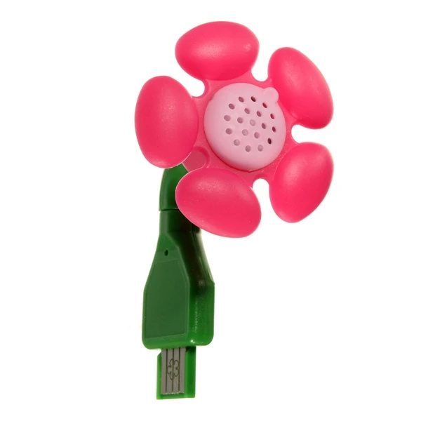 USB Aroma Mini Diffuser Flower Shaped Air Humidifier for Home Office Car