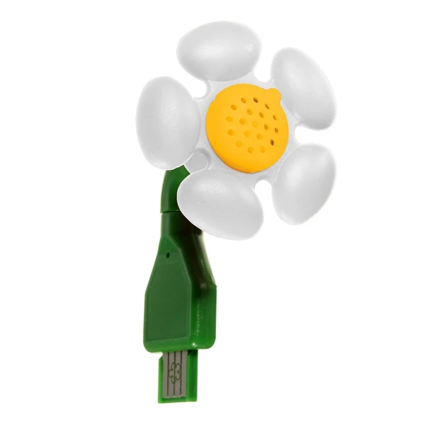 USB Aroma Mini Diffuser Flower Shaped Air Humidifier for Home Office Car