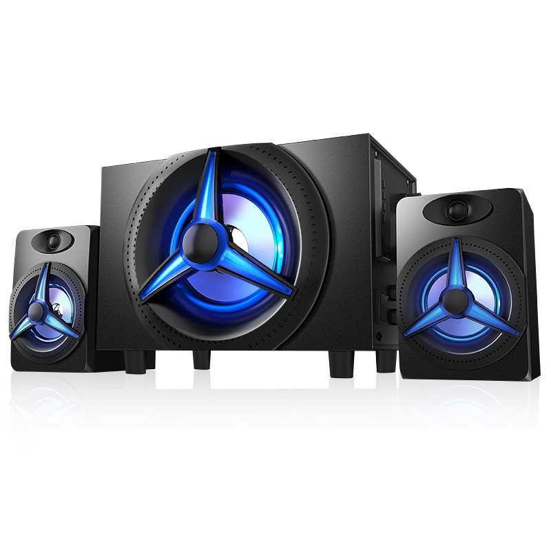 

SAD K9 bluetooth 5.0 Speaker Desktop 2.1 Speakers HiFi Heavy Bass TF Card U Disk Stereo Speaker
