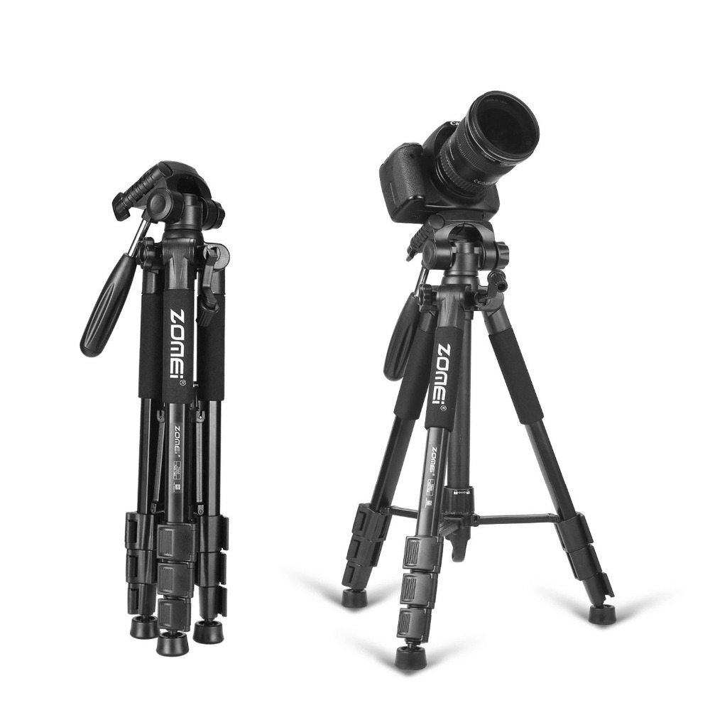 

Zomei Z666 Professional Portable Travel Aluminium Camera Tripod Stand with Pan Head for Canon Dslr Camera