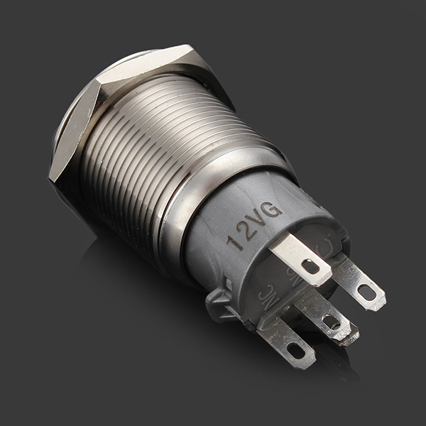 12V 19mm Momentary Push Button Switch Waterproof Switch