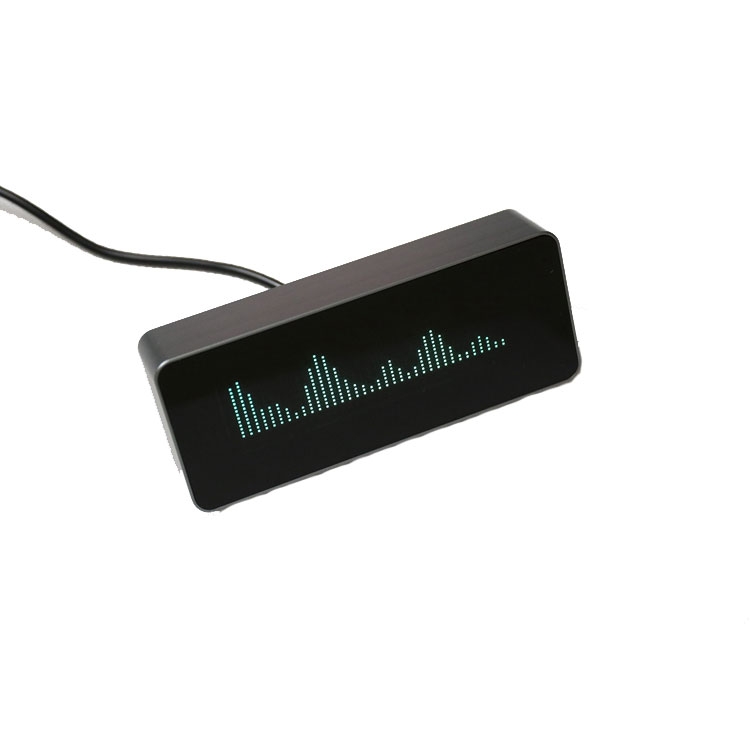 

LINK1 AK7115 VFD Music Audio Spectrum Indicator VU Meter Precision Clock Adjustable AGC Mode with Remote Control