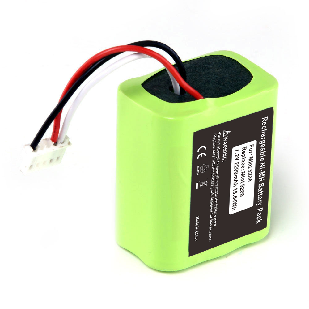 

7.2V 2200mAh Ni-MH Replacement Battery Pack For IRobot Roomba Mint 4200/4205 IRobot Braava 320/321