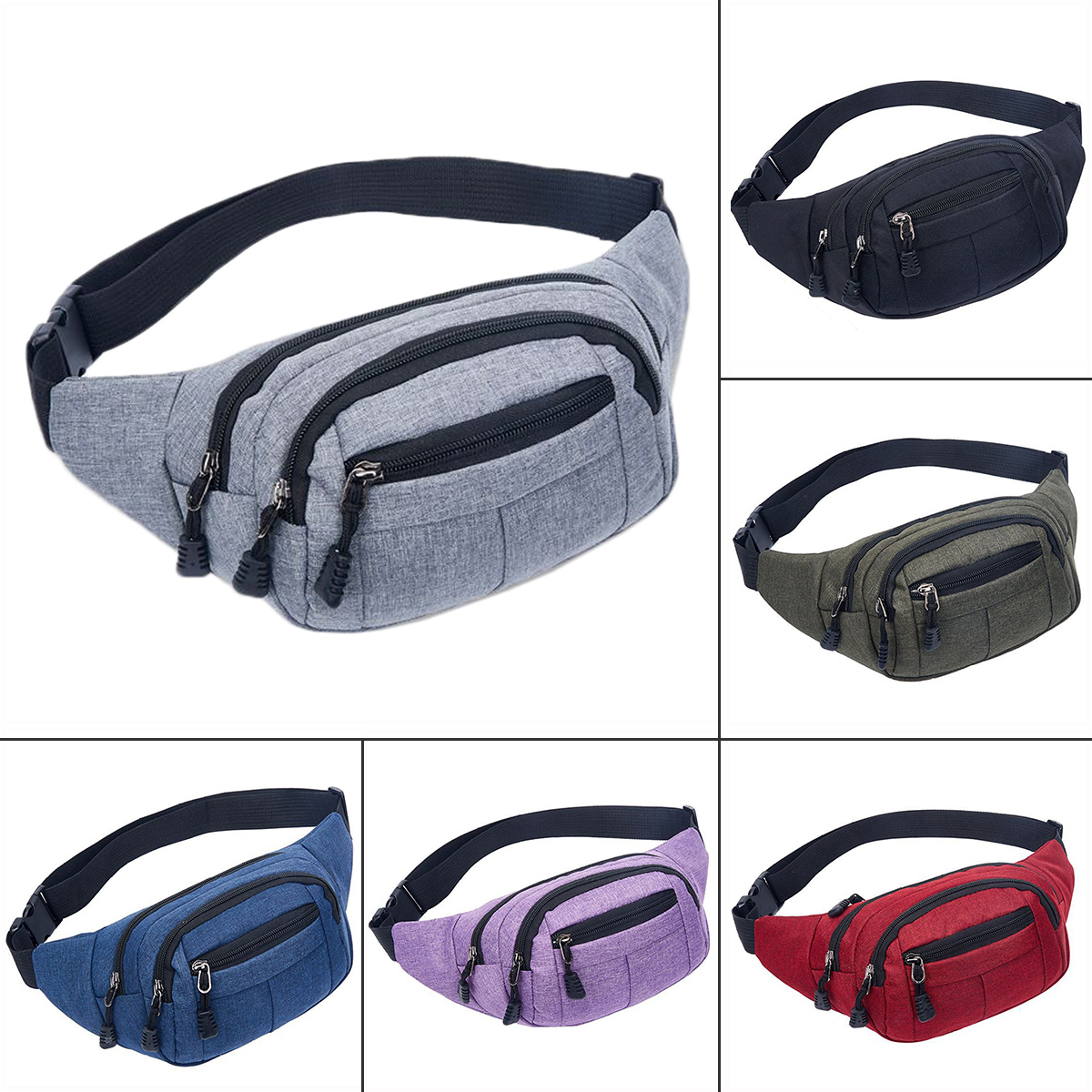 Breathable Sport Waist Bag Crossbody Bag Phone Bag For Outdoor Sports ...