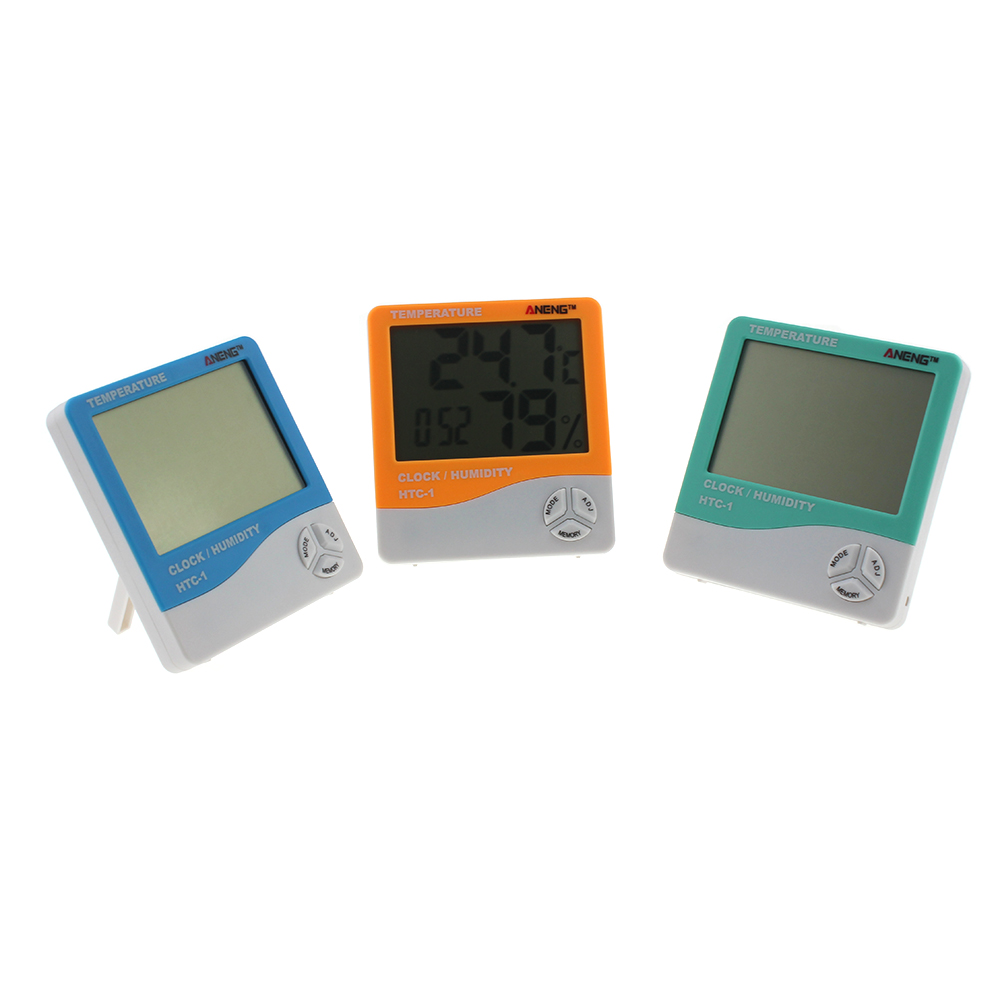 

Электронный измеритель влажности воздуха Термометр Гигрометр Weather Alarm Часы