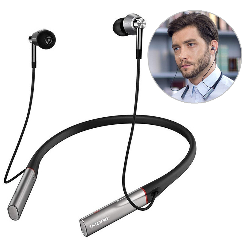 

1More E1001BT Hi-Res Wireless bluetooth Earphone Dual Balanced Armature Dynamic ENC Neckband Headset from Eco-System