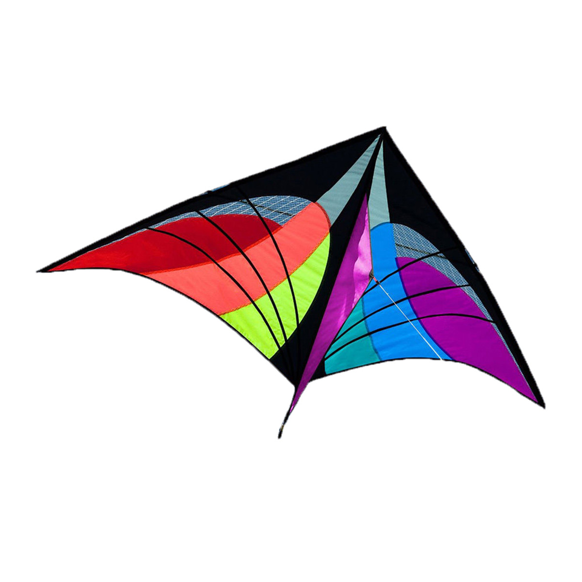 

NEW 5.2ft Delta Triangle Kite Outdoor Fun Sports Toys Single Line