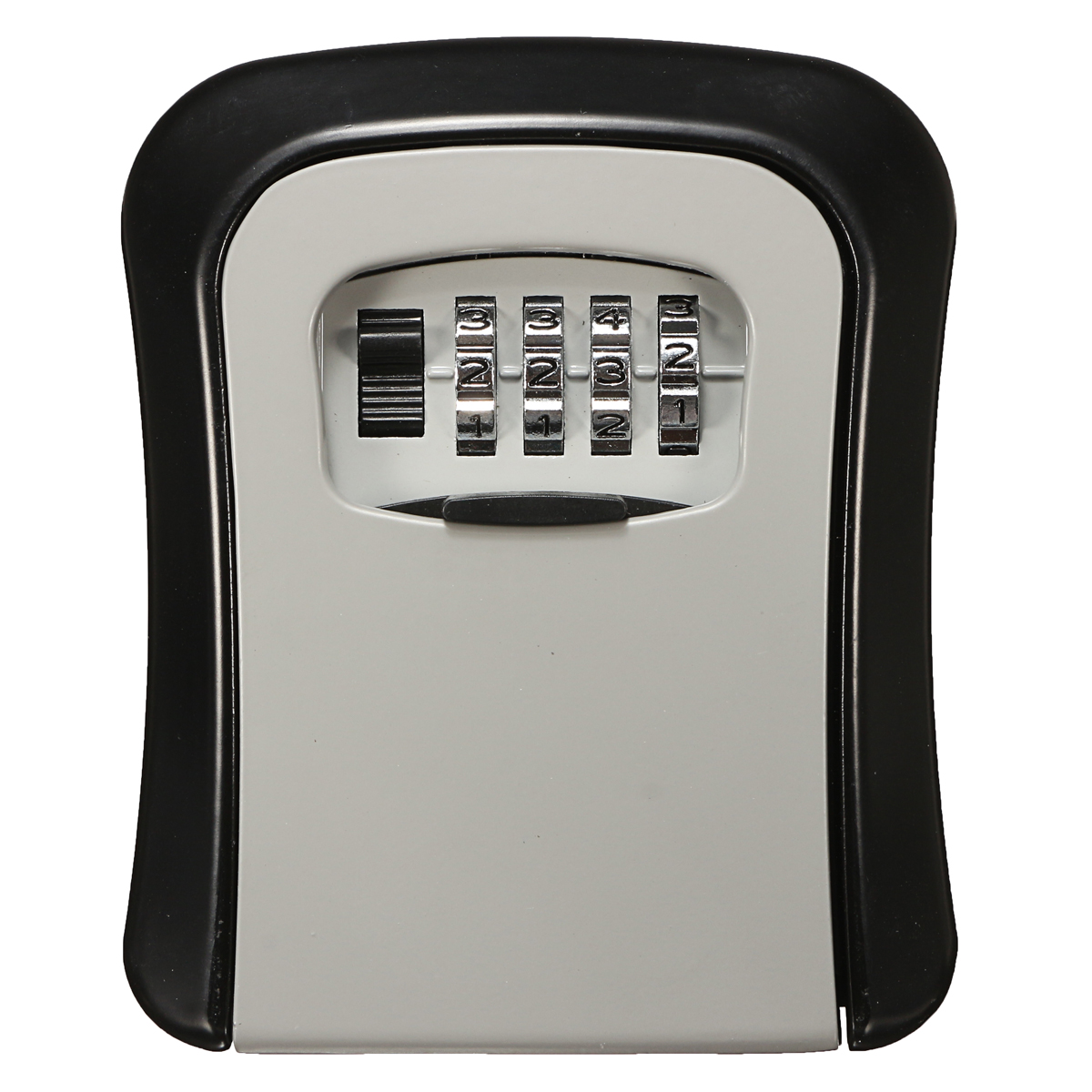 

Wall Mount Key Lock Storage Box Security Keyed Door Lock with 4 Digit Combination Password