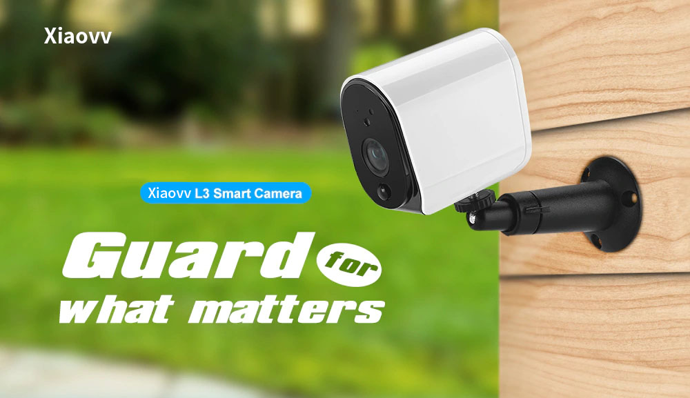 Xiaovv L3 Plus Smart 1080p Battery Onvif Support Waterproof IP Camera 2.4G WiFi Wireless IP66 Waterproof IP Outdoor Camera Indoor Home H.265 Baby Moni 9