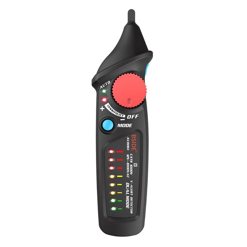 

BSIDE AVD06X 12-1000V Adjustable Sensitivity Non-contact AC Voltage Test Pen Voltage Detector Tester Indicator Current Meters