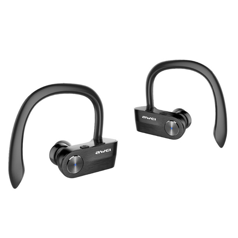 

[True Wireless] AWEI T2 TWS Dual bluetooth Earphones IPX4 Waterproof Bass Stereo Sports Headphones