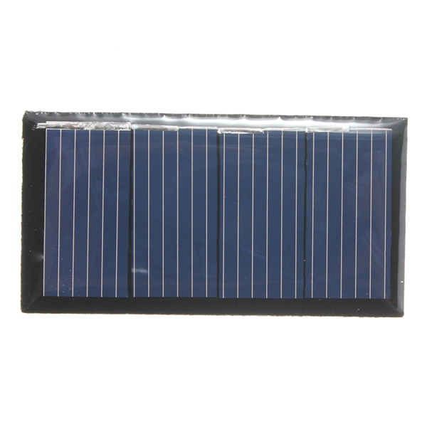 

2V 0.18W 90MA 58.5x30.5x3.0mm Polycrystalline Silicon Epoxy Solar Panel