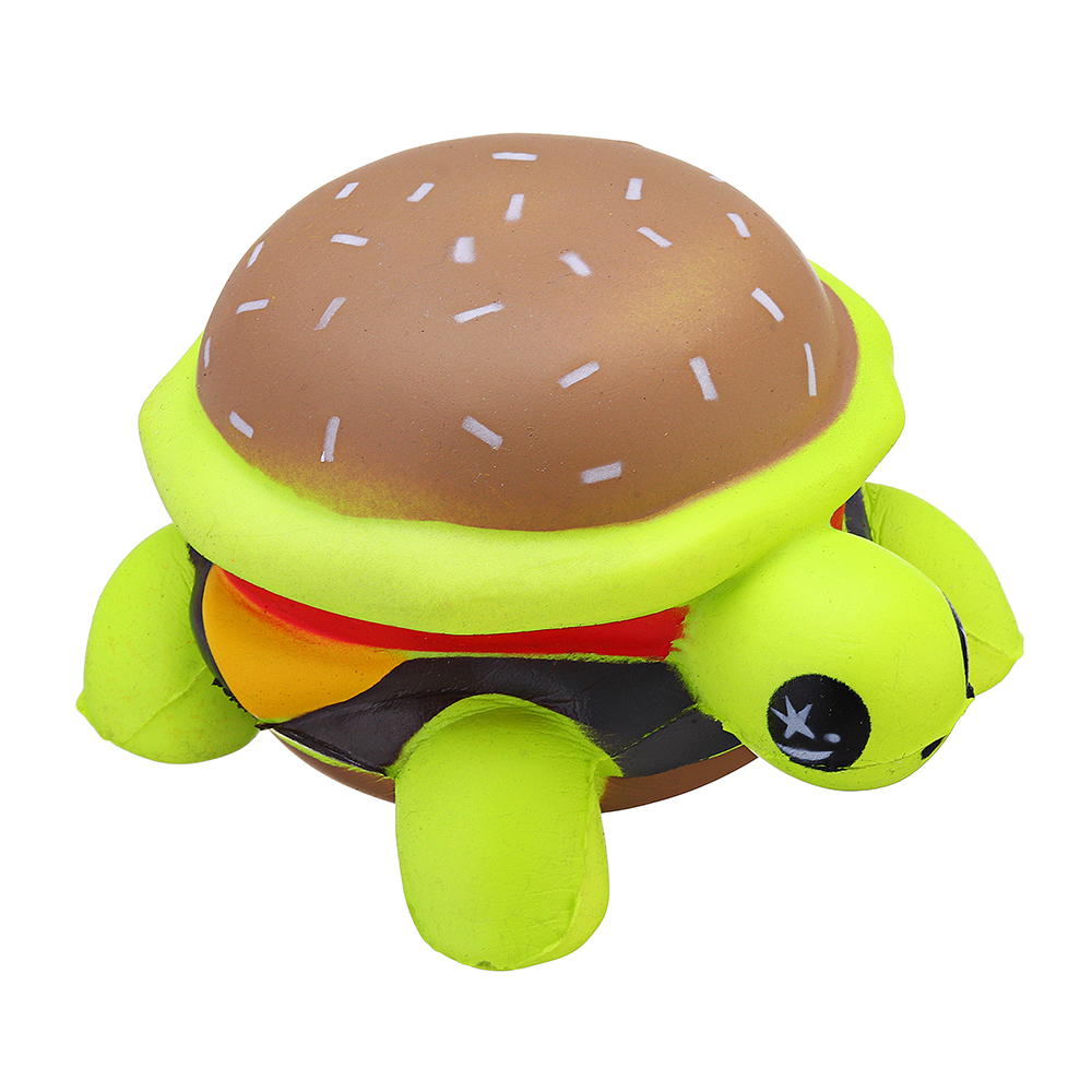 

Squishy Tortoise 8 * 10 * 6cm Медленное восхождение с подарком коллекции упаковки Soft Игрушка Green Turtle